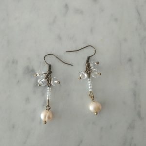 Aros perlas cultivadas novia